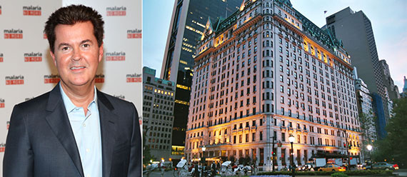 From left: Simon Fuller and The Plaza Hotel