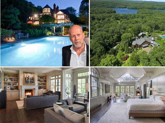 Bruce Willis and his NY countryside home