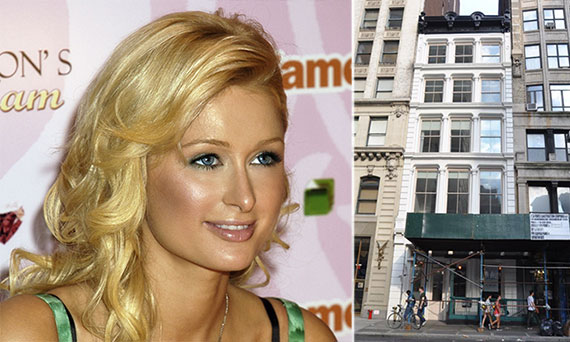 From left: Paris Hilton and 738 Broadway