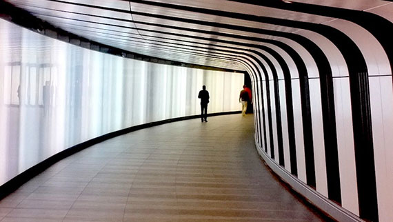 The tunnel that leads to London's Google Glass store