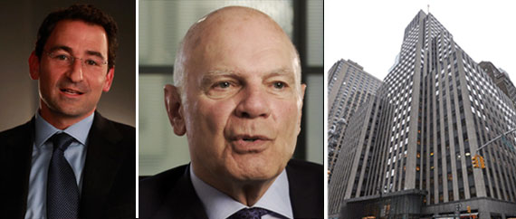 From left: Blackstone's Jonathan Gray, Vornado's Steven Roth, and 1740 Broadway