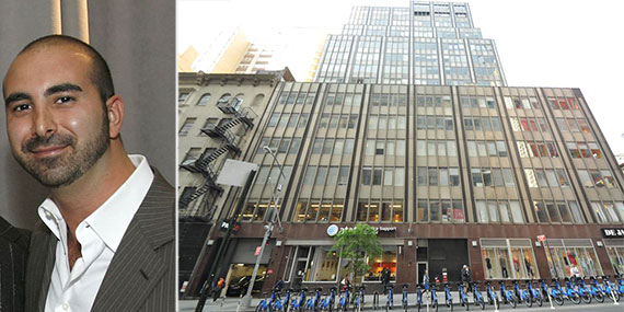 From left: Alex Sapir and 110 Church Street in Manhattan