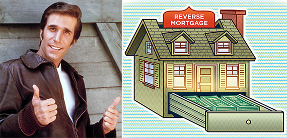 Henry "Fonzie" Winkler and reverse mortgages
