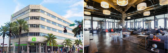 350 Lincoln Road and a WeWork space
