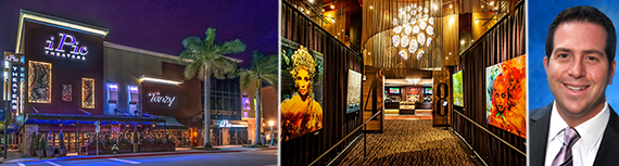 Renderings of iPic Entertainment facilities and Brad Cohen
