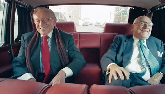 From left: Larry Silverstein and Robert A.M. Stern