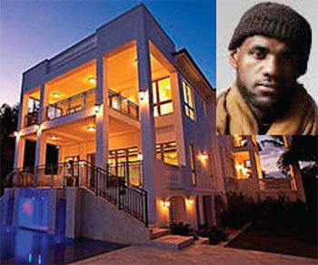 LeBron James and his Miami home