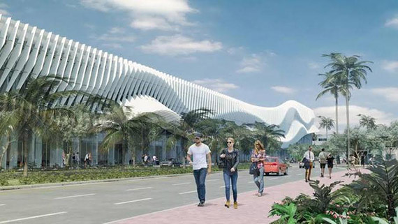 Miami Beach Convention Center rendering (Credit: Miami Herald)