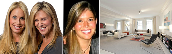 From left: Juliette Janssens, Allison Koffman, Jackie Rohrbach and 150 East 72nd Street on the Upper East Side