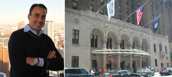 From left: Ben Ashkenazy And The New York Marriott East Side On Lexington Avenue