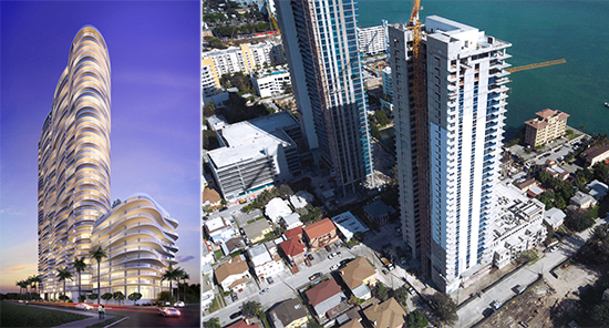 Aria on the Bay rendering, Bay House in downtown Miami