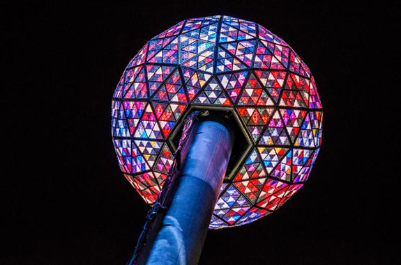 The ball in Times Square