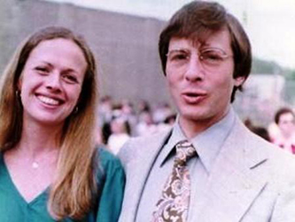 From left: Kathleen McCormack and Robert Durst between 1973 and 1982