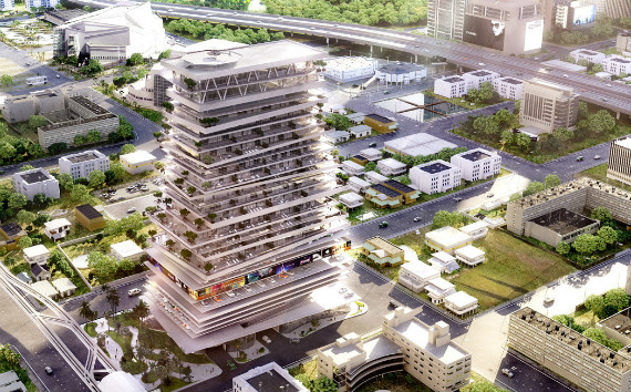 A rendering of EE Miami