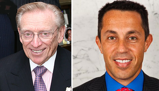 From left: Larry Silverstein and Tal Kerret