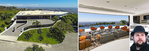 Markus Persson's Beverly Hills, Calif., spec house (via Curbed) (inset: Markus Persson)