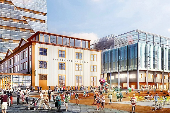 Rendering of the South Street Seaport
