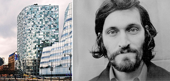 From left: 100 Eleventh Avenue and Vincent Gallo