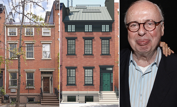 From left: A photo and rendering of 313 West 4th Street and Leslie Garfield