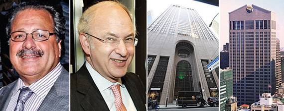 From left: Joseph Chetrit, David Bistricer and 550 Madison Avenue