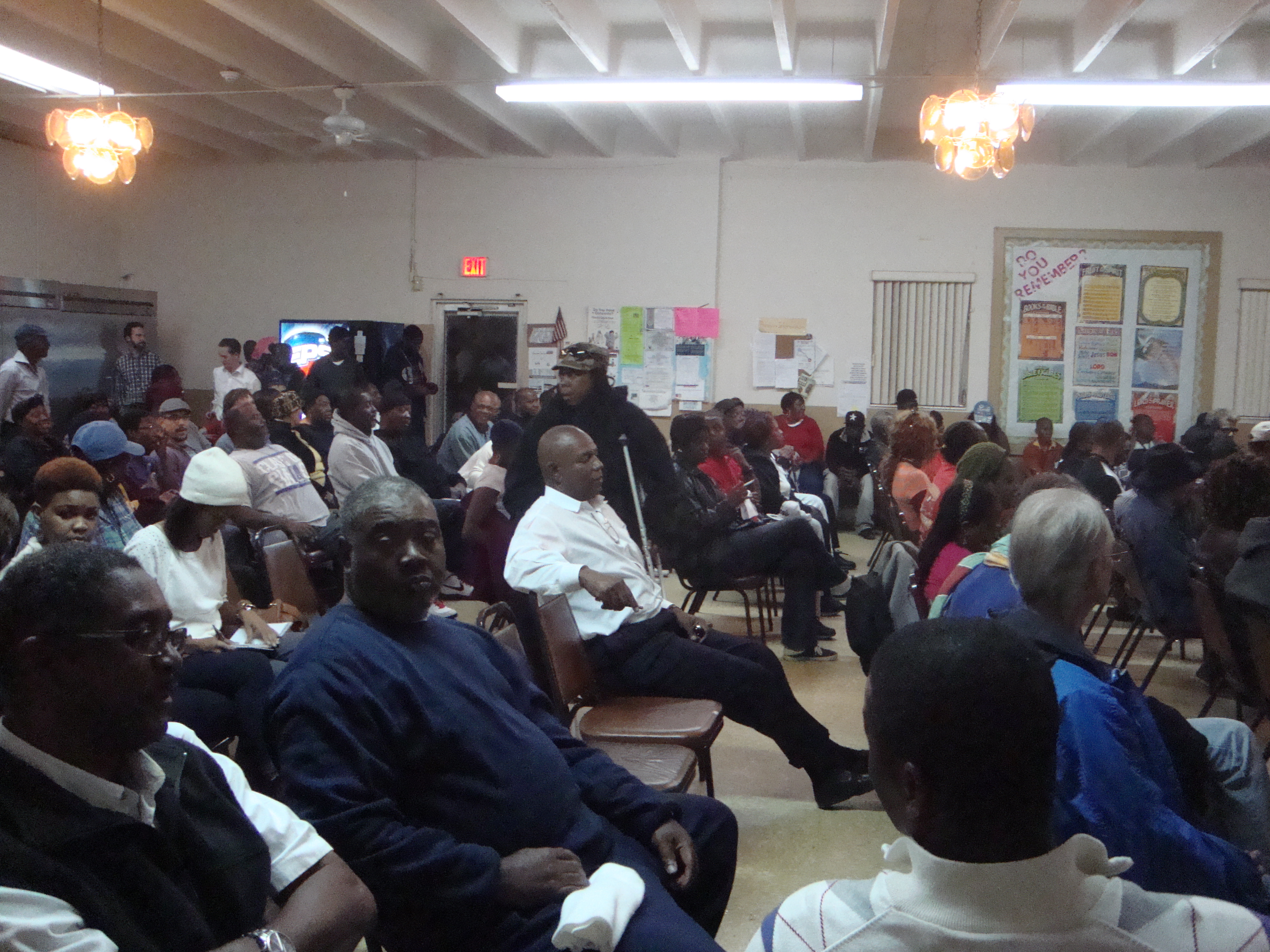 Community forum at St. John Institutional Baptist Church