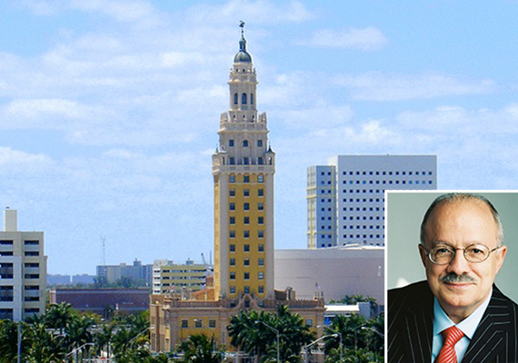 Freedom Tower and Miami Dade College President Eduardo Padron