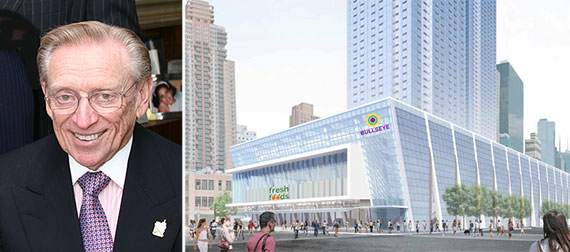 From left: Larry Silverstein and a potential rendering for 514 11th Avenue
