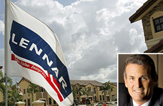 A Lennar development and the company's president and CEO Stuart Miller