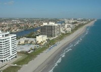 Palm Beach County aerial view