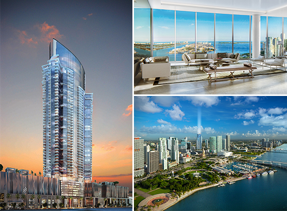 Renderings of the Paramount Miami Worldcenter project