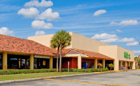Rendering of the $1.2 million makeover of the Nassau Square retail center at 7577 Lake Worth Road