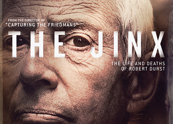 A slice of the promo poster for “The Jinx: The Life and Deaths of Robert Durst” (Credit: HBO)
