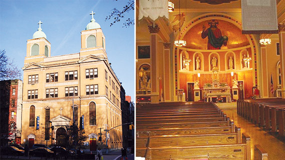 St. Joseph’s in Chinatown (photos above) is slated to merge with the Church of the Transfiguration a few blocks away. The parish already has another church, St. James, that was combined in an earlier reorganization.