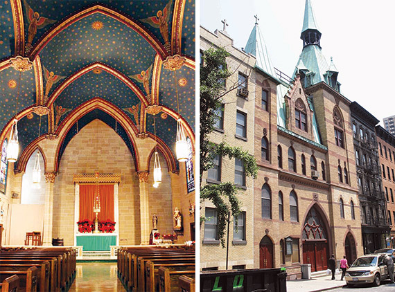 St. Elizabeth of Hungary on East 83rd St. (photos above) is slated to merge with St. Monica four blocks south.