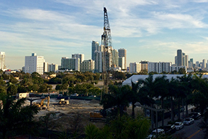 Construction in Midtown Miami
