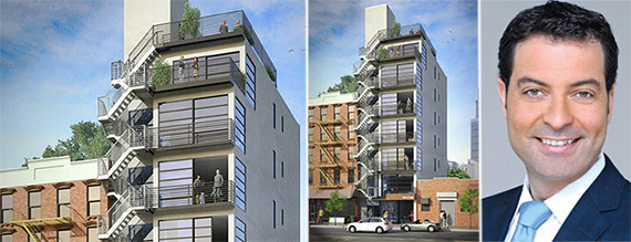 From left: 179 Ludlow Street on the Lower East Side and Ariel Tirosh