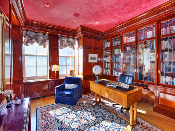 the-library-still-retains-the-classic-old-world-feel-with-custom-wood-cabinetry-and-a-venetian-plaster-ceiling-1