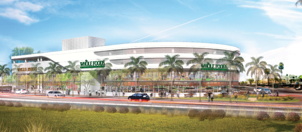 Rendering of the the new Whole Foods on Alton Road