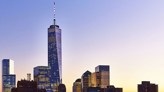 One World Trade Center in Lower Manhattan