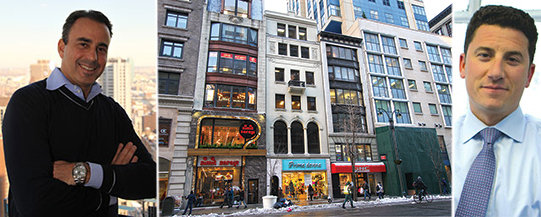 From left: Ben Ashkenazy, 433 Fifth Avenue in Midtown (center) and David Schechtman