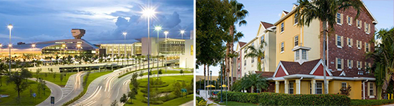 Miami International Airport and a TownePlace Suites