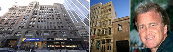 From Left: 62 West 47th Street, 130 Greene Street and Jeff Sutton