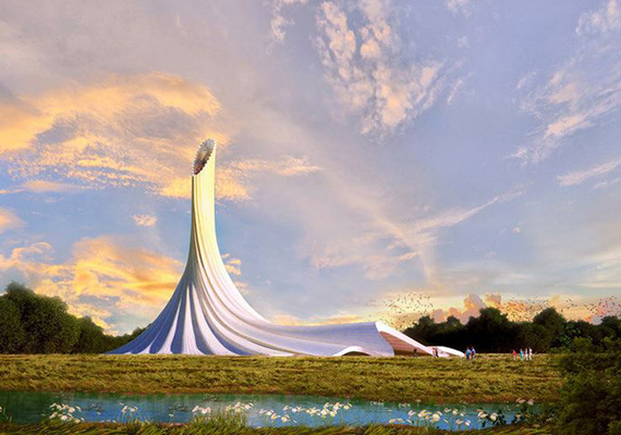 Rendering of Doral church that was nixed