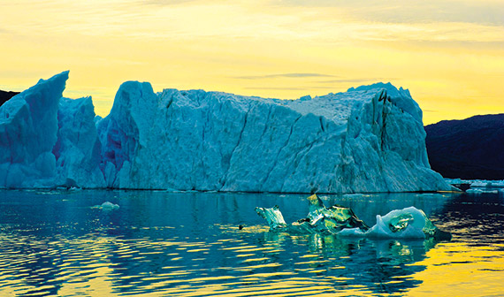 A photo that Mainetti shot in Greenland.
