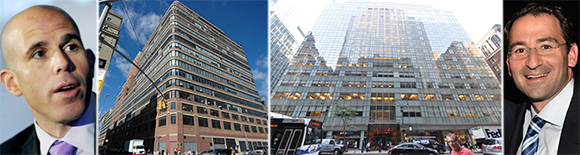 From left: Scott Rechler, 601 West 26th Street, 340 Madison Avenue and Jonathan Gray