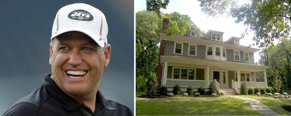 Rex Ryan and his New Jersey home