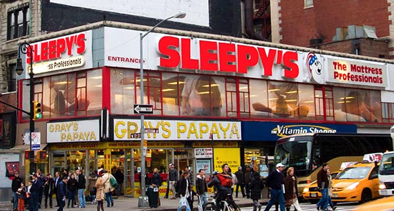 Sleepy's at 2080 Broadway on the Upper West Side