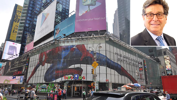 1514 Broadway in Times Square (Inset: Brad Mendelson)