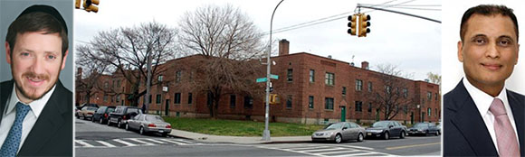 From left: Eli Tabak, 3100 Atlantic Avenue in East New York and Amit Doshi