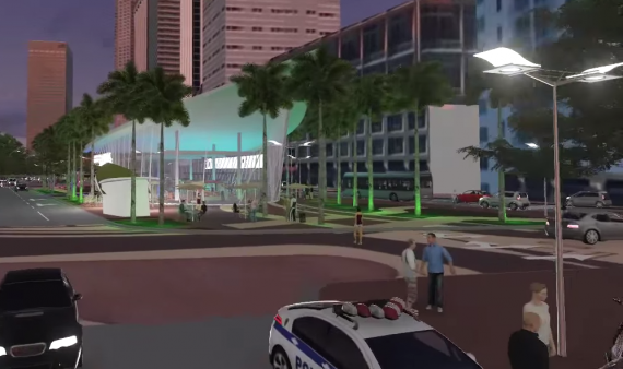 Rendering of the Biscayne Green project